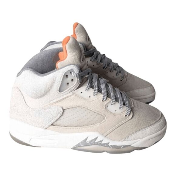 NIKE Air Jordan 5 Retro SE \'Craft Light Orewood Brown\' Sneakers Size 7.5 main image 7